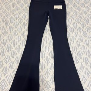 Split59 navy flare pants Tall size large